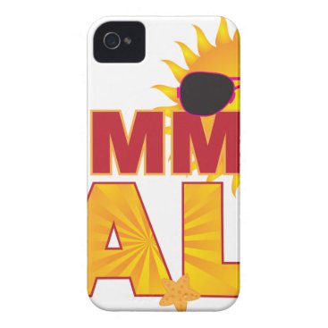 Summer Sale Beach Theme Banner Illustration iPhone 4 Case Summer Sale Beach Theme Banner Illustration iPhone 4 Case