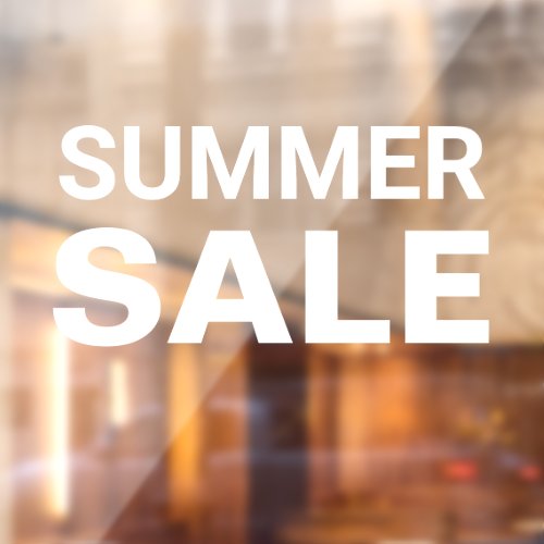 Summer Sale Sign