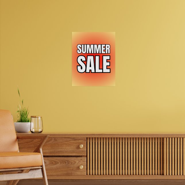 Summer Sale Sign / Sale Poster for Retail Store | Zazzle