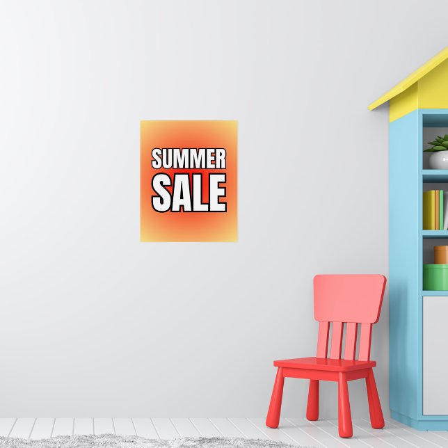 Summer Sale Sign / Sale Poster for Retail Store | Zazzle