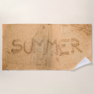 Summer Sand Beach Towel