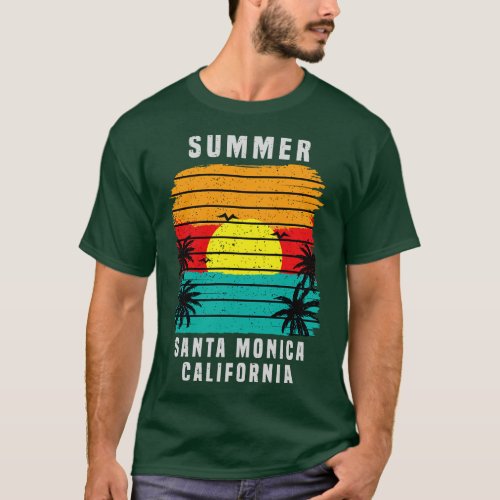 Summer Santa Monica California T_Shirt