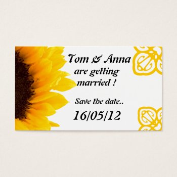 Summer Save The Date Business Card. by Missed_Approach at Zazzle