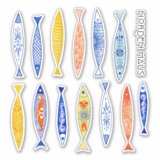 Summer School of Fish Sticker