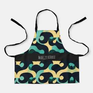 Summer Sea Breeze Mosaic Pattern Apron