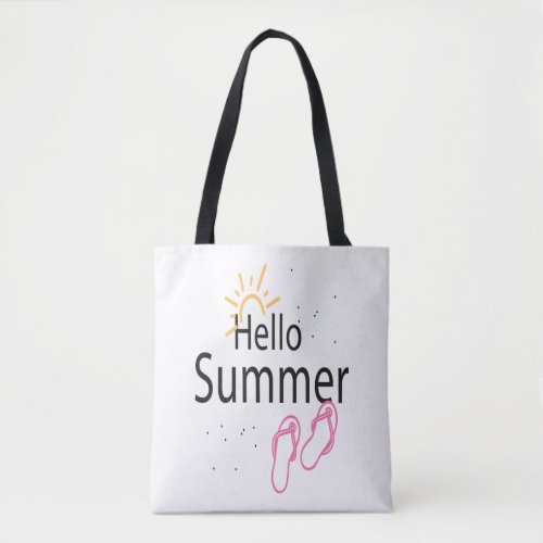 summer sea day tote bag