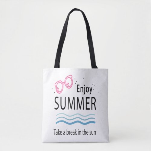 summer sea day tote bag