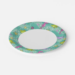 Summer Sea Pattern Paper Plates