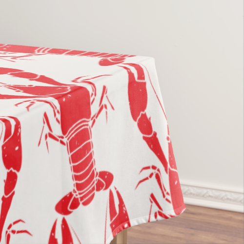 Summer Seafood Boil Family Lobster Party Custom Tablecloth