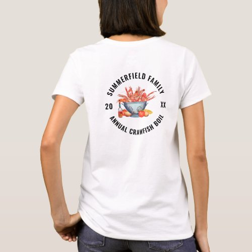 Summer Seafood Boil Family Reunion Matching T-Shirt