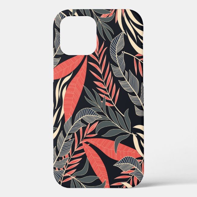 Summer seamless tropical pattern with bright yello Case-Mate iPhone case (Back)