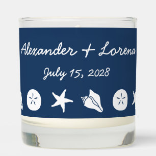 Summer Seashells in Navy Scented Candle