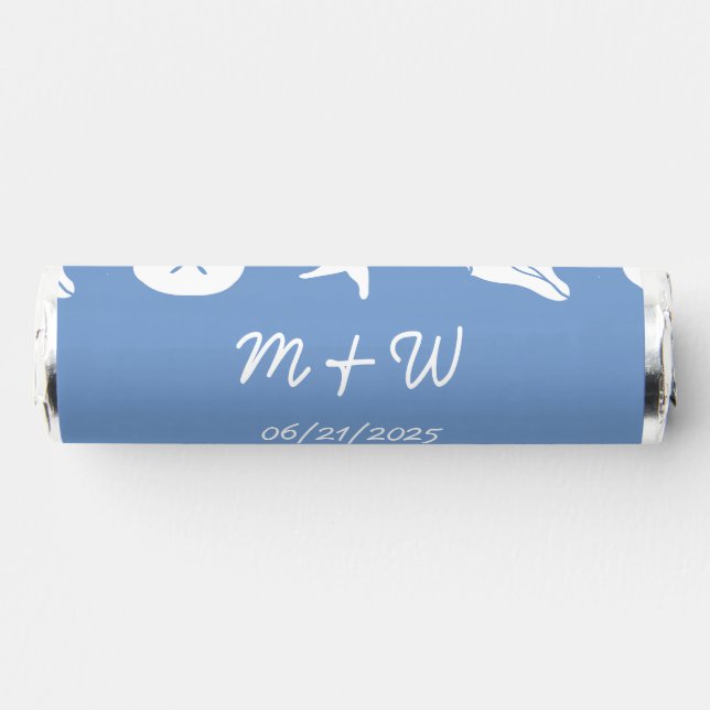 Summer Seashells in Periwinkle Breath Savers® Mints (Front)