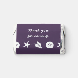 Summer Seashells in Purple Hershey's Miniatures