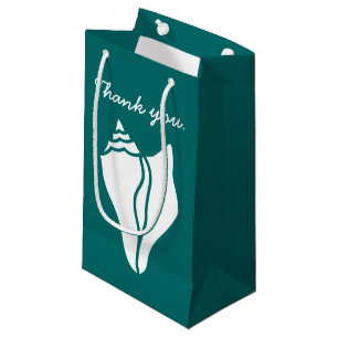 Summer Seashells in Teal Gift Bag