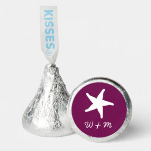 Summer Seashells in Wine Hershey's Candy Favors