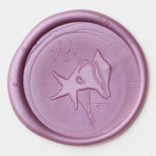 Summer Seashells Wax Seal Sticker