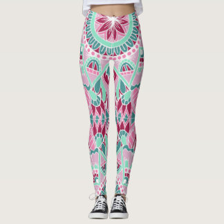 Summer Season Mandala Leggings