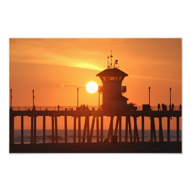 Summer September Sunset Photo Print (Front)