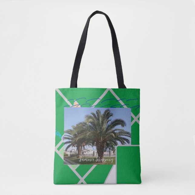 Summer Shapes Tote Bag (Front)