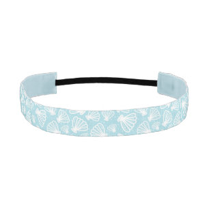 Summer Shell Pattern Athletic Headband