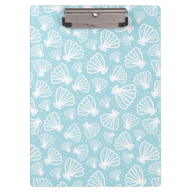 Summer Shell Pattern Clipboard (Front)