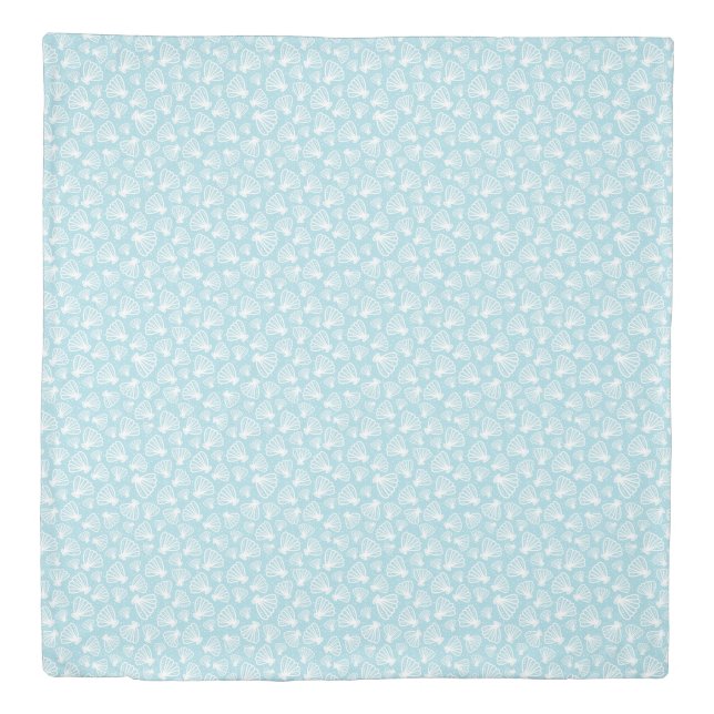 Summer Shell Pattern Duvet Cover (Front)