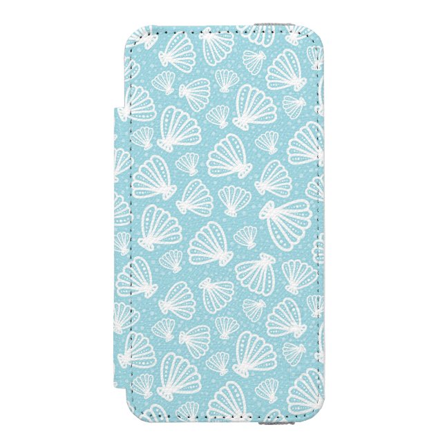Summer Shell Pattern Incipio iPhone Wallet Case (Folio Front)