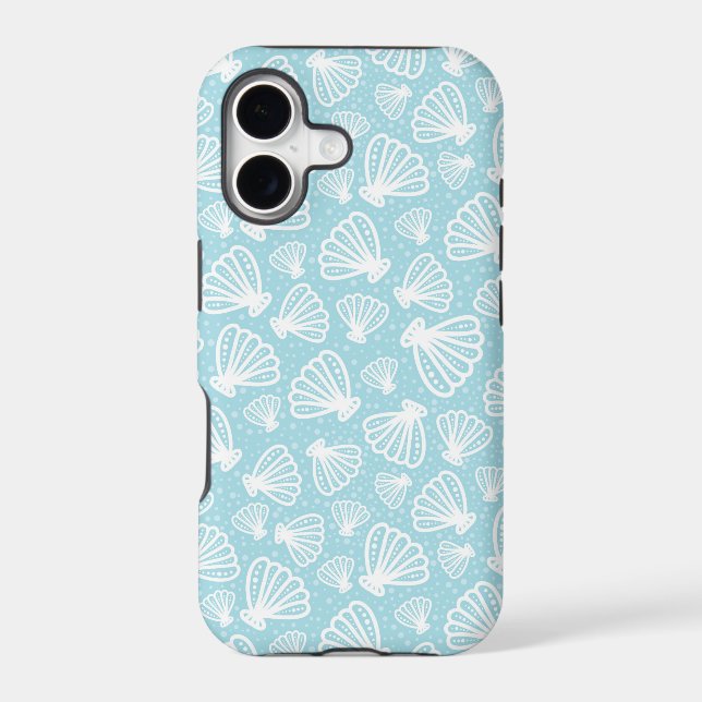 Summer Shell Pattern Iphone Case (Back)