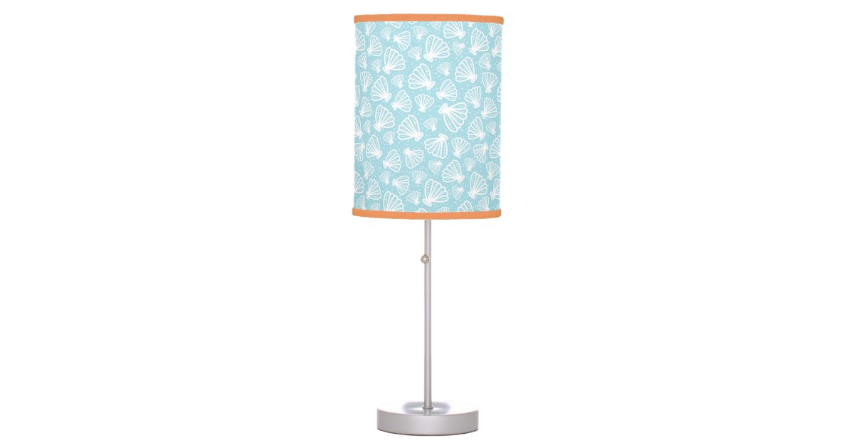 Summer Shell Pattern Table Lamp | Zazzle