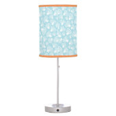 Summer Shell Pattern Table Lamp (Back)
