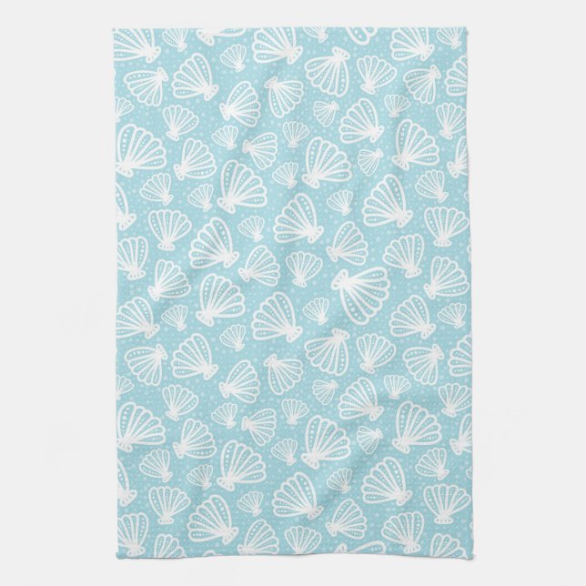 Summer Shell Pattern Towel (Vertical)