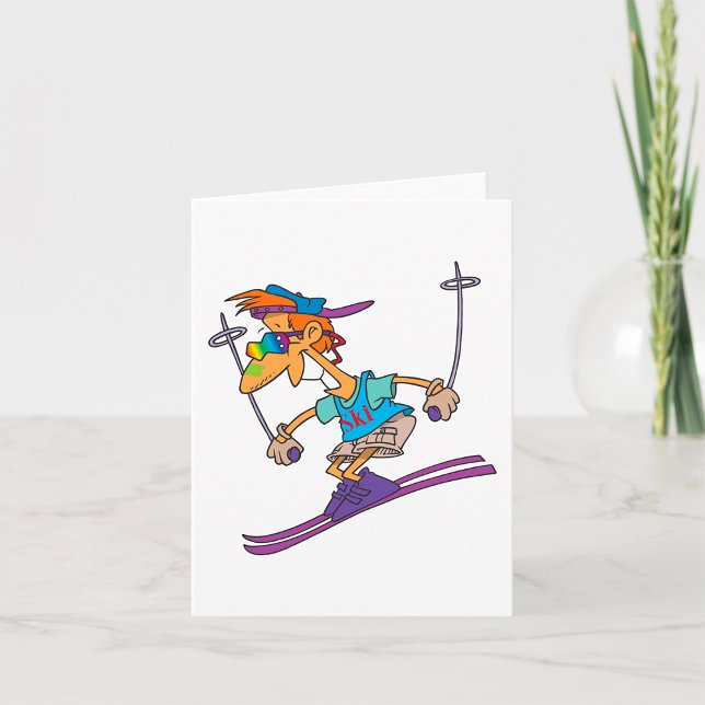 Summer Skier Card (Creator Uploaded)