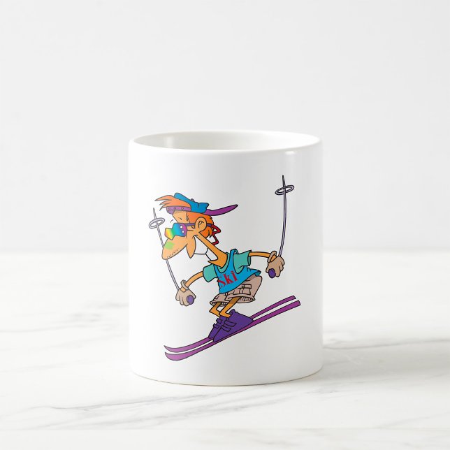 Summer Skier Coffee Mug (Creator Uploaded)