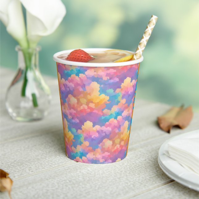 Summer Skies Paper Cups (Insitu)