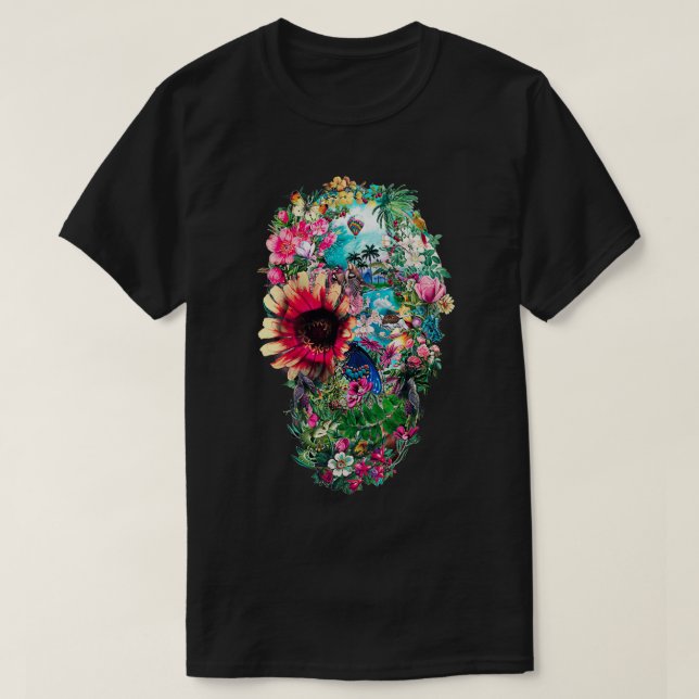 Summer Skull II T-Shirt (Design Front)