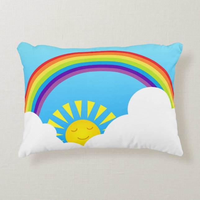 Summer sky accent pillow (Front)