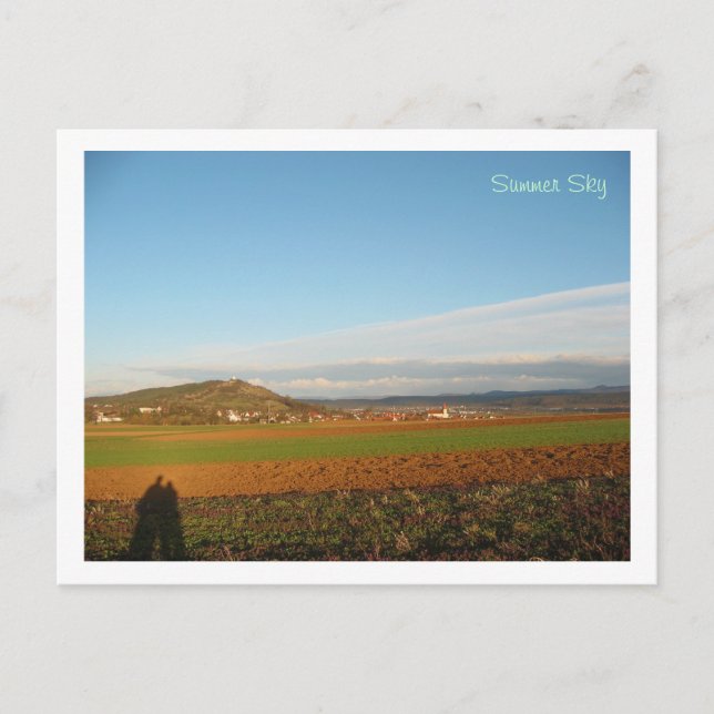 Summer Sky Postcard (Front)