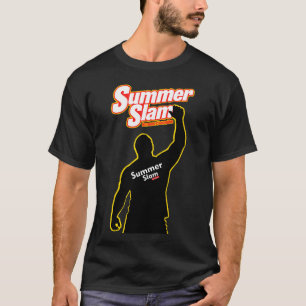 Summer Slam Burnout Champion Wrestling Style T-Shirt