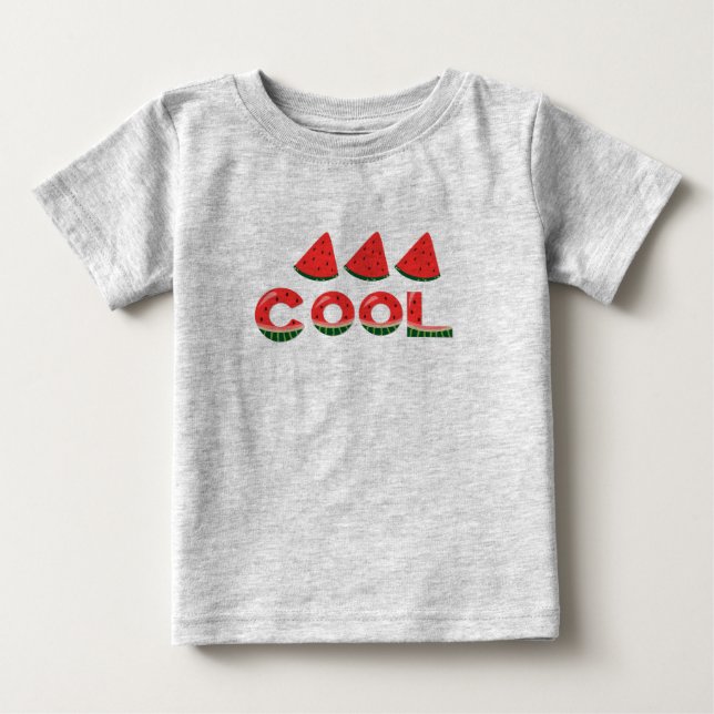 Summer Slides Watermelon  Baby T-Shirt (Front)