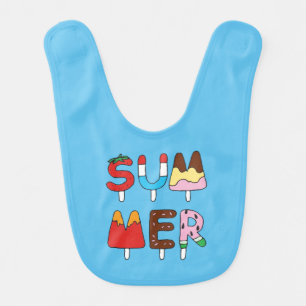 Summer Snack Kids Popsicles Baby Bib