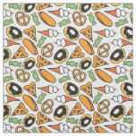 Summer Snacks Seamless Pattern Fabric 