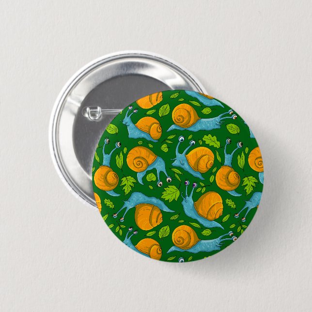 Summer snails button (Front & Back)