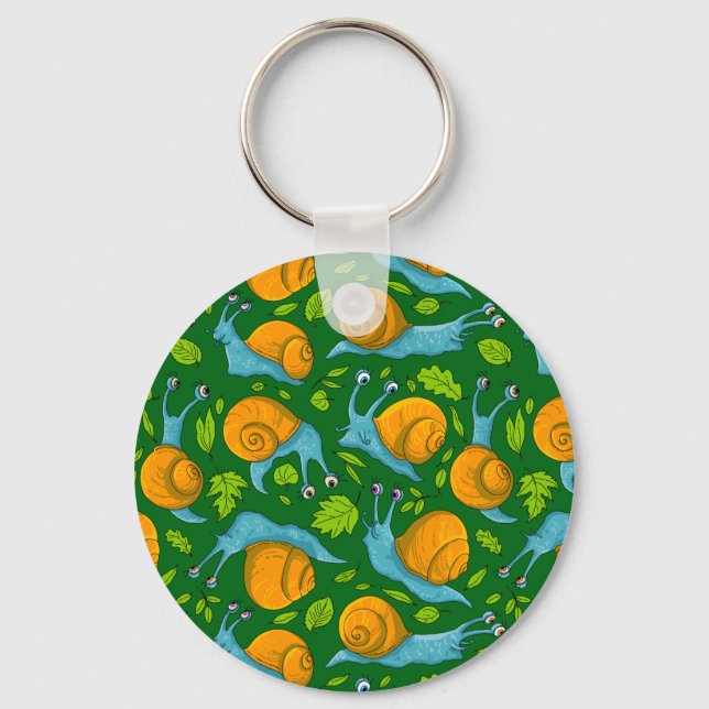 Summer snails keychain (Front)