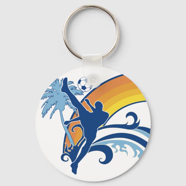 summer soccer. keychain (Front)