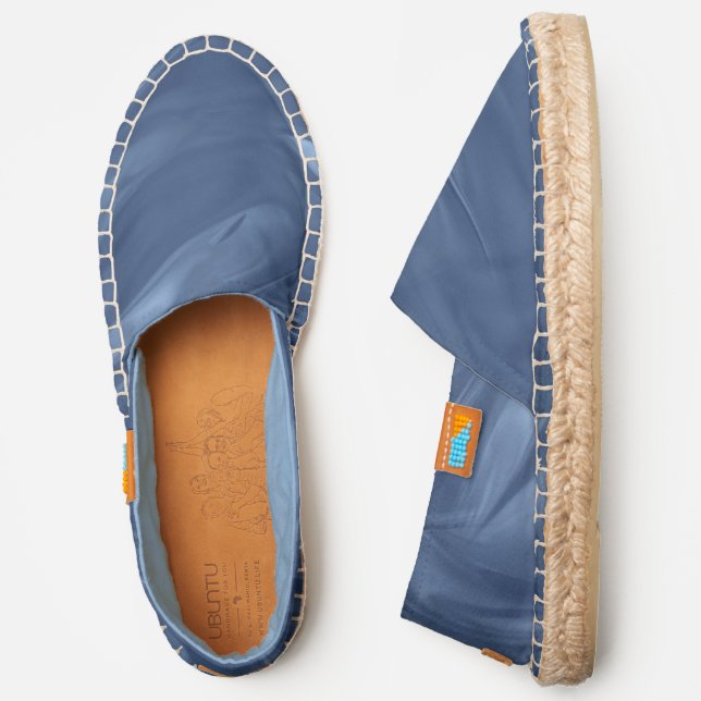 Summer Soft Abstract Painting Zazzle Afridilles Espadrilles (Side)