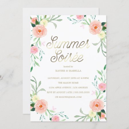 Summer Soirée | Summer Party Invitation