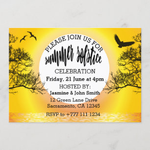 Summer Solstice Celebration Invitation