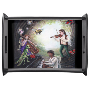 Summer Solstice Fairy Concert Serving Tray