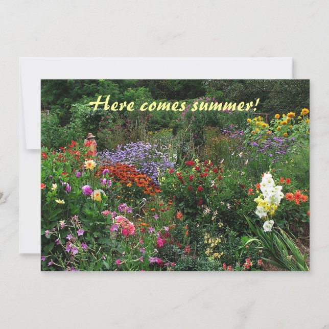 Summer Solstice Garden Party Invitation (Front)